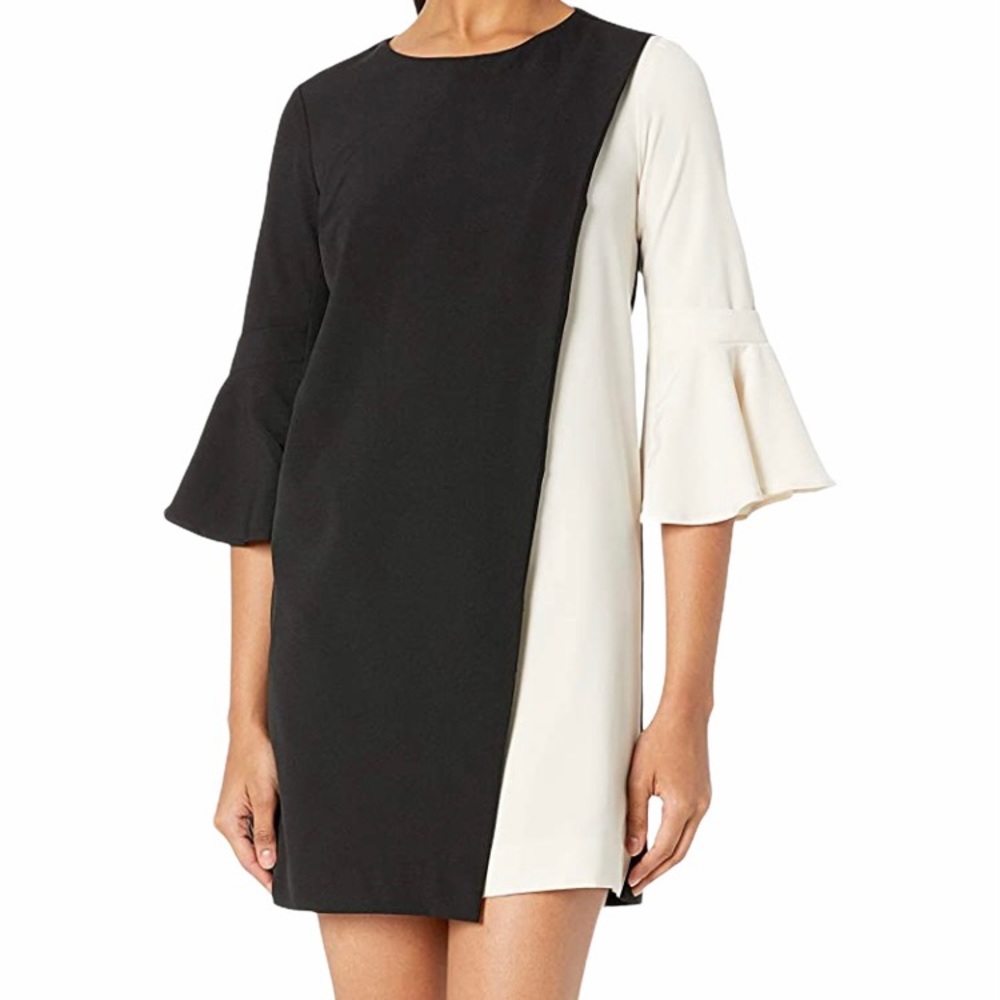 Nicole Miller Studio Asymmetrical Shift Dress